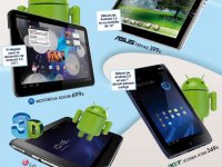 Были опубликованы цены на планшеты ASUS, ACER, Motorola и LG для Европы.